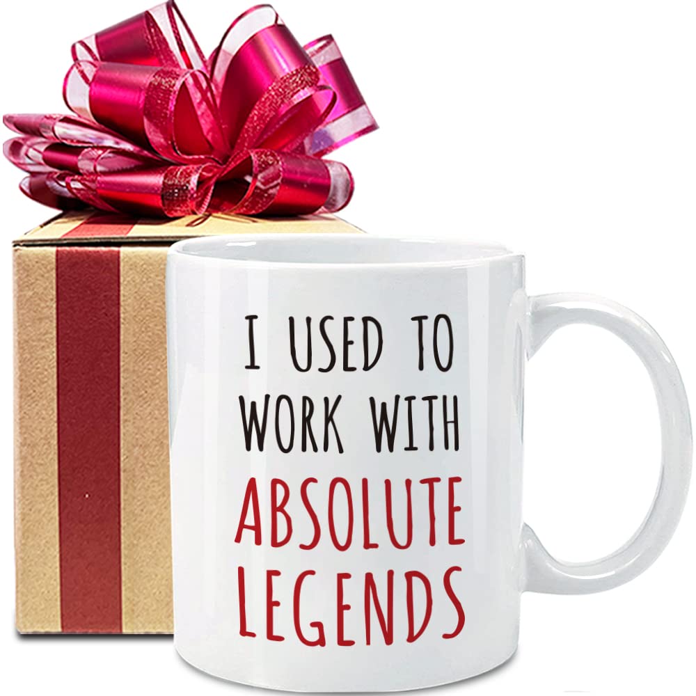 I Used To Work With Absolute Legends, Funny Retirement Coffee Mug Gift, Generic Coworker Leaving Gift, Farewell Office Gift, New Job Workplace Office Mug, Coworker Retirement Gag Coffee Mug-75