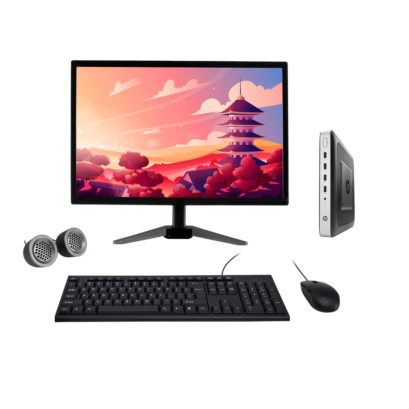 (Refurbished) HP T630 19" HD All-in-One Desktop Computer Set (AMD GX 420GI/ 8 GB DDR4 RAM/ 512 GB SSD/ 19" HD Monitor/ KB & Mouse/ Speakers/ WiFi/ Windows 10 Pro/ MS Office) (B0DBTVY7JB) Amazon Price History, Amazon Price Tracker