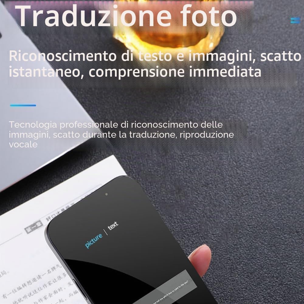 Traduttore vocale istantaneo – Nuovo settembre 2025 | Traduttore vocale in tempo reale, offline in 19 lingue, online su 149, traduttore portatile simultaneo (Nebraska)