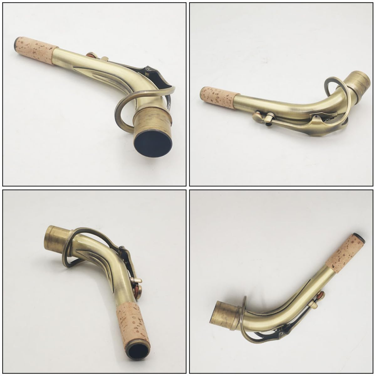 Saxophon Biegungshals aus Messing 24,5mm Durchmesser Antik für Altsaxophon mit Transparentem Klang und Praktischem Design im Musikstudio Zubehör
