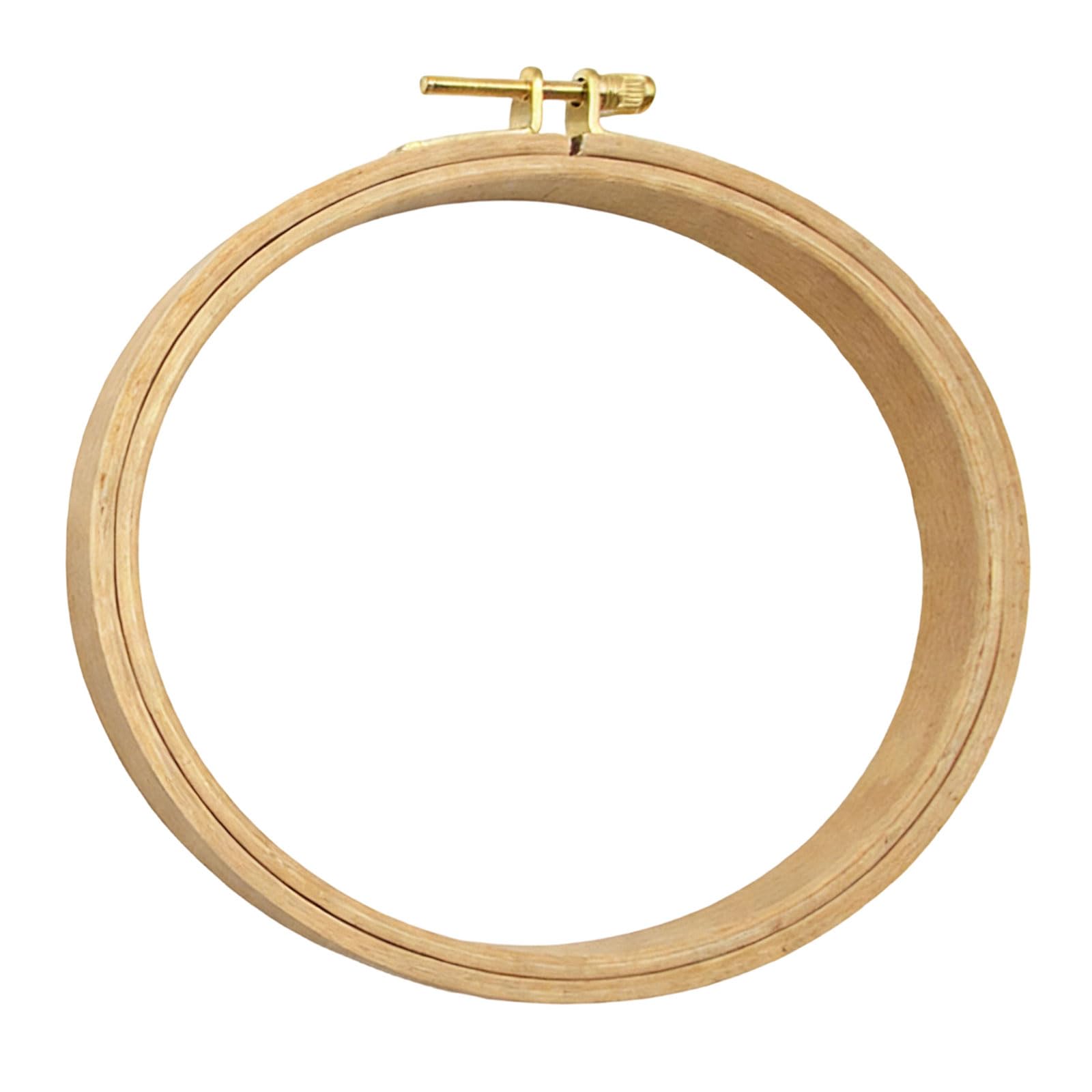 Zxfdsfdbnm Diameter 15.5Cm Wood Embroidery Hoop For Crosses Stitching Punches Needle And Fabric Art Projects With Sturdy Grip Professional Embroidery Tool