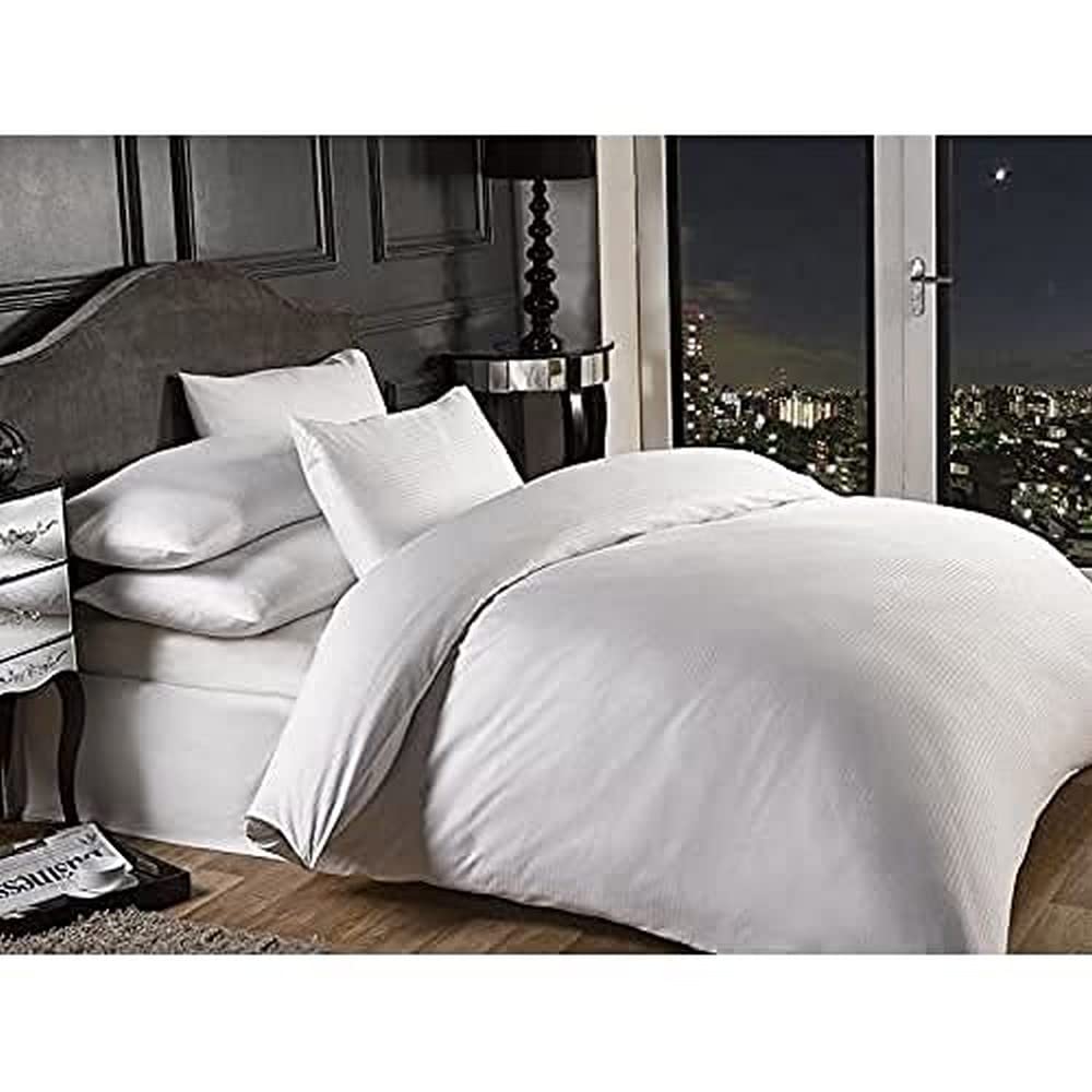 Julian Charles White Grosvenor 1000 Thread Count Pin Stripe Oxford Pillowcase - One Size
