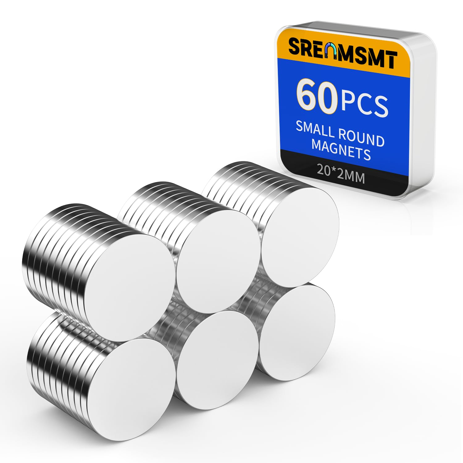 Round Magnets, 6x3mm Neodymium Magnet for Crafts, 150 Pack — Amazon image 16
