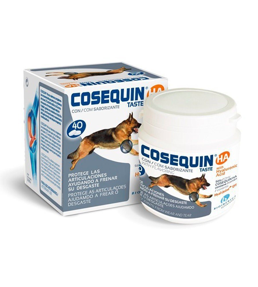 Bioiberica - Cosequin Taste HA Condroprotector - 1610 - 40 Comprimidos