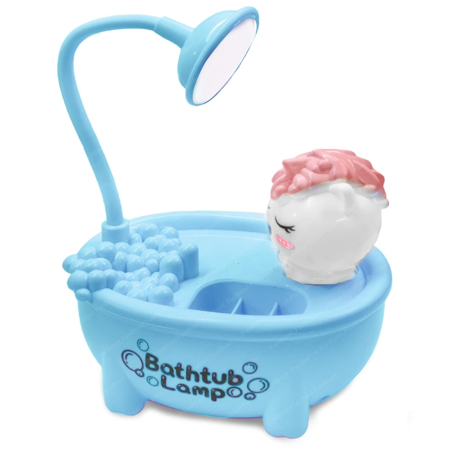 Radhya Accessories Unicorn Lamp with Sharpener for Kids Bathtub Pen Stand Cute Study Lamp Night Lamp for Kids Birthday Gift (Blue)-image-17
