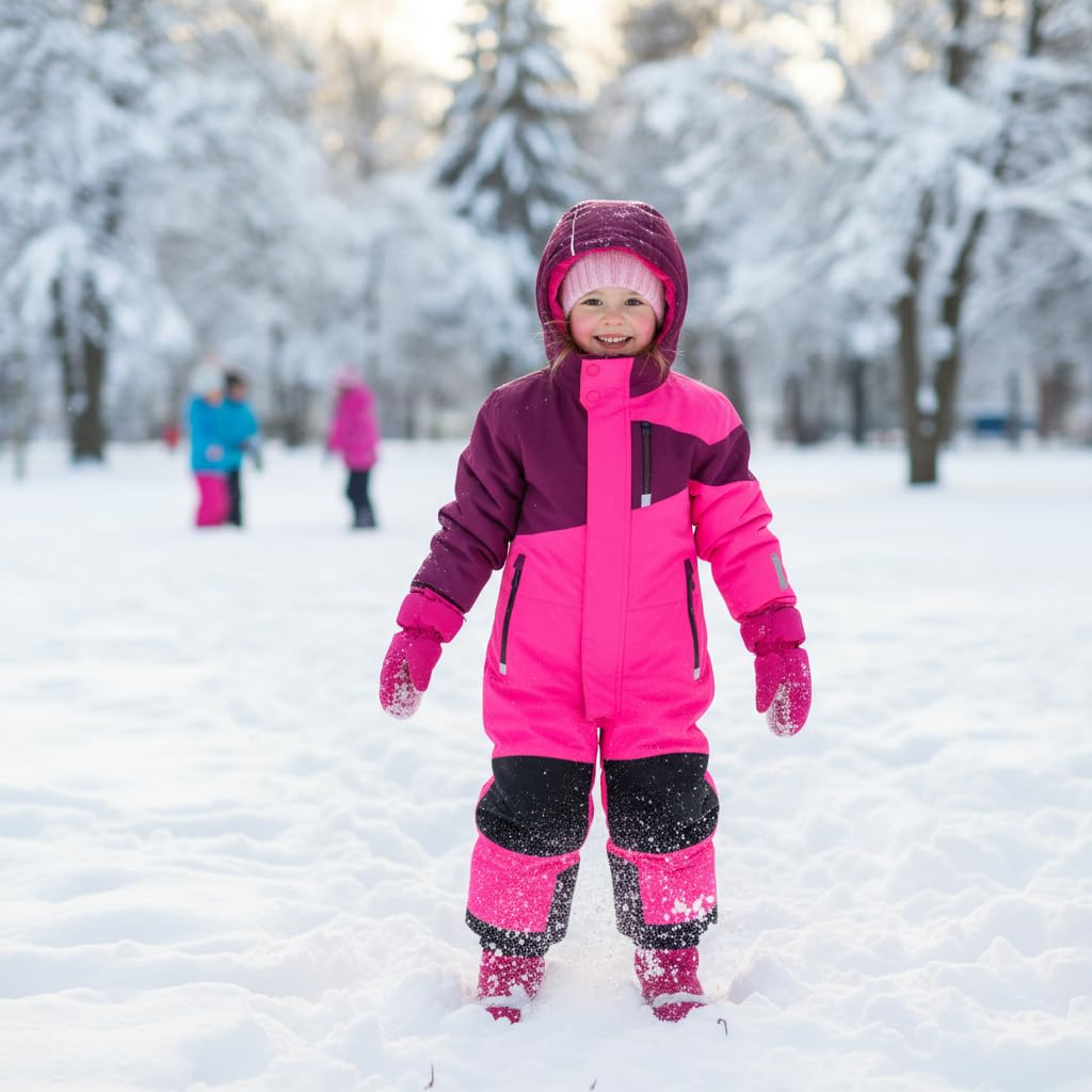 Killtec Kinder Skioverall wasserdicht 10.000 mm Wassersäule - winddicht, atmungsaktiv, warm - Knie, Po und Bein verstärkt