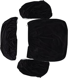 ORFOFE Pequenos Móveis De Casa 1 Conjunto De Capa Reclinável Cadeira De Cadeira Reclinável De Poliéster Preto Engrossar Capa Protetora Cadeira De Balanço Interior