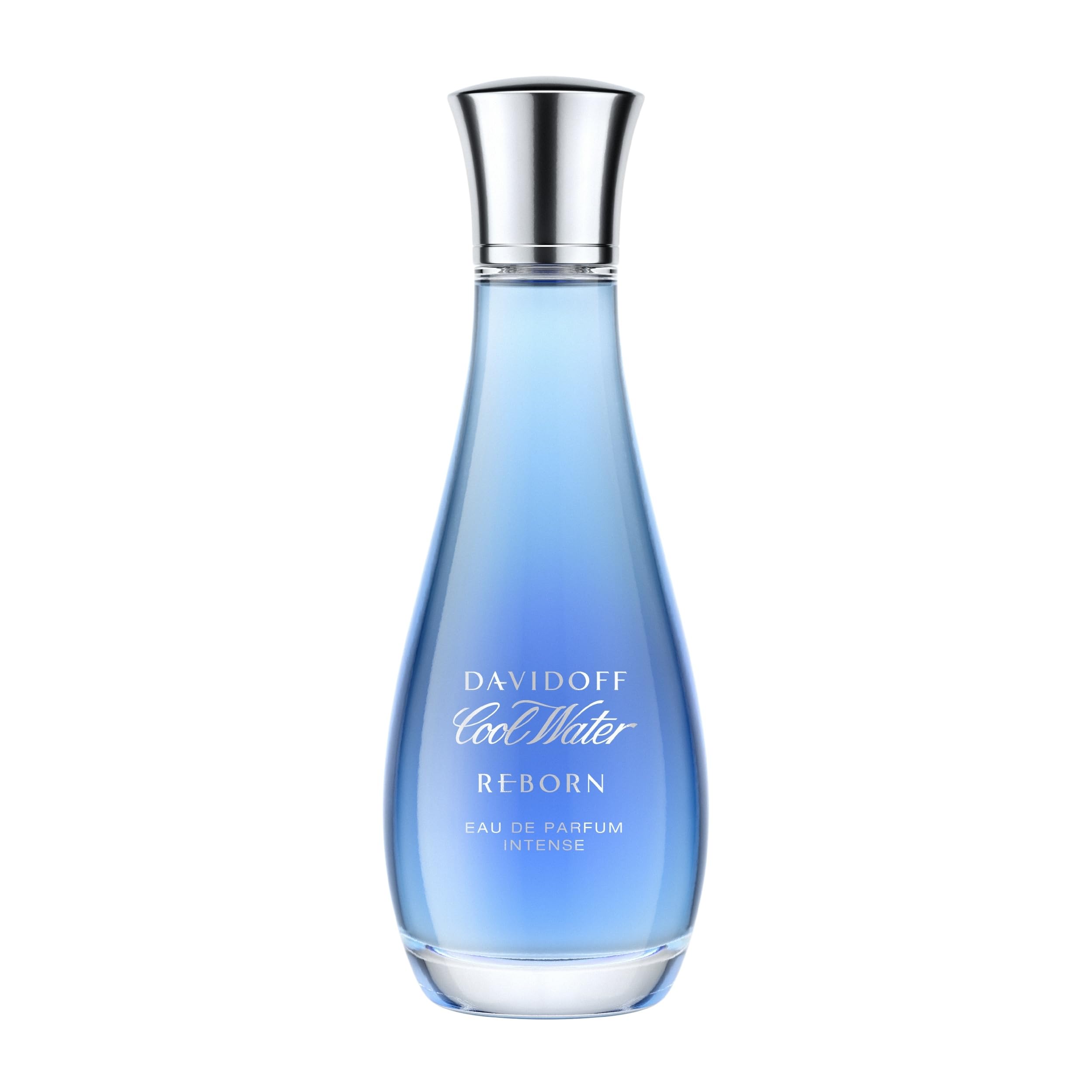 Davidoff Cool Water Reborn Eau de Parfum Intense para Mujer | Fragancia Femenina floral ambarina con notas de rosa y haba tonka | 100 ml