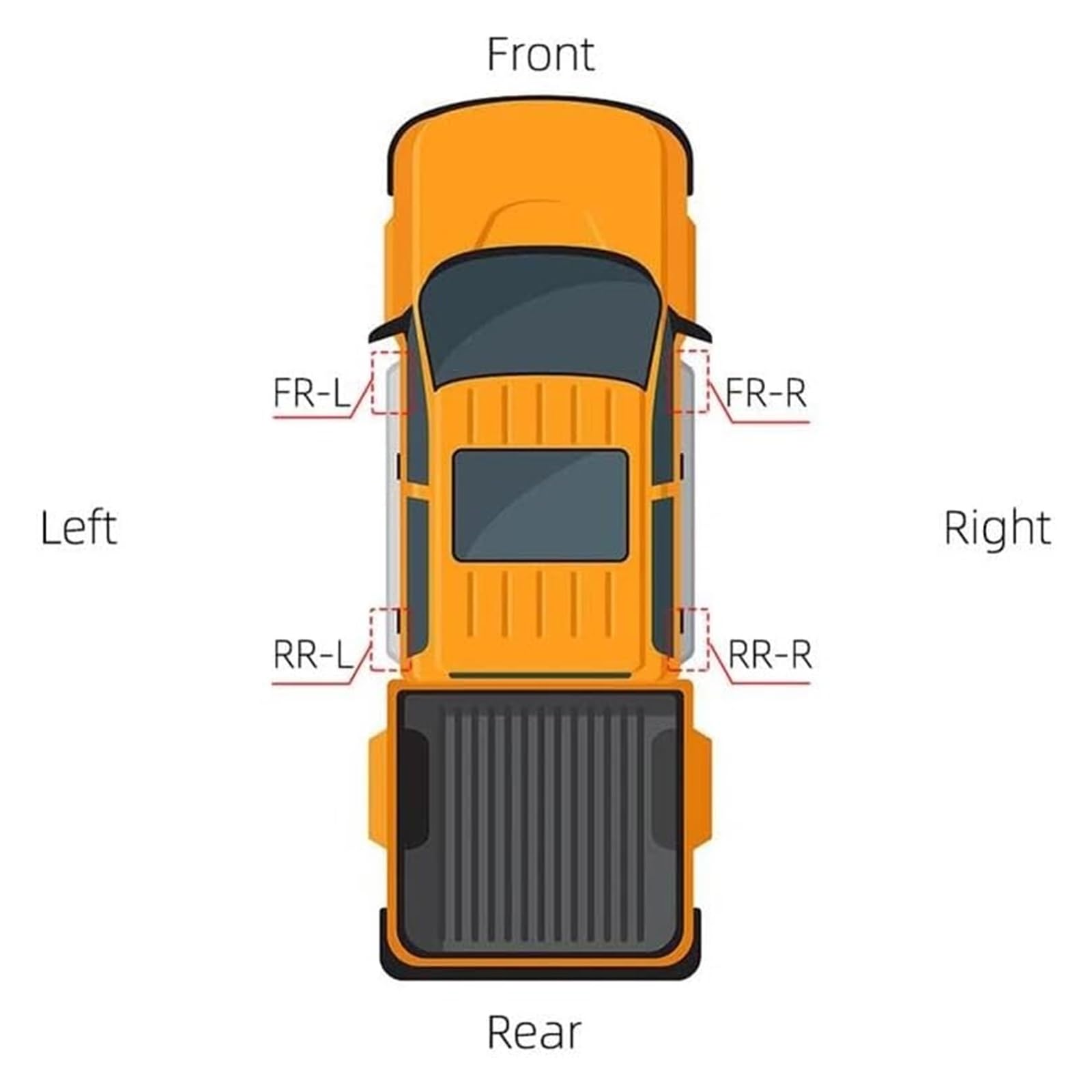 para Nissan para NAVARA D23 NP300 2015-2017 Tapa Puerta Faldón Lateral Coche Cubierta Enchufe Estribo Piezas Repuesto Separador Faldón Lateral(Front Left FR-L)