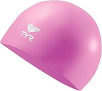 TYR Wrinkle-Free Junior Silicone Swim Cap - Durable, Drag-Reducing Fit for Youth Training & Competition