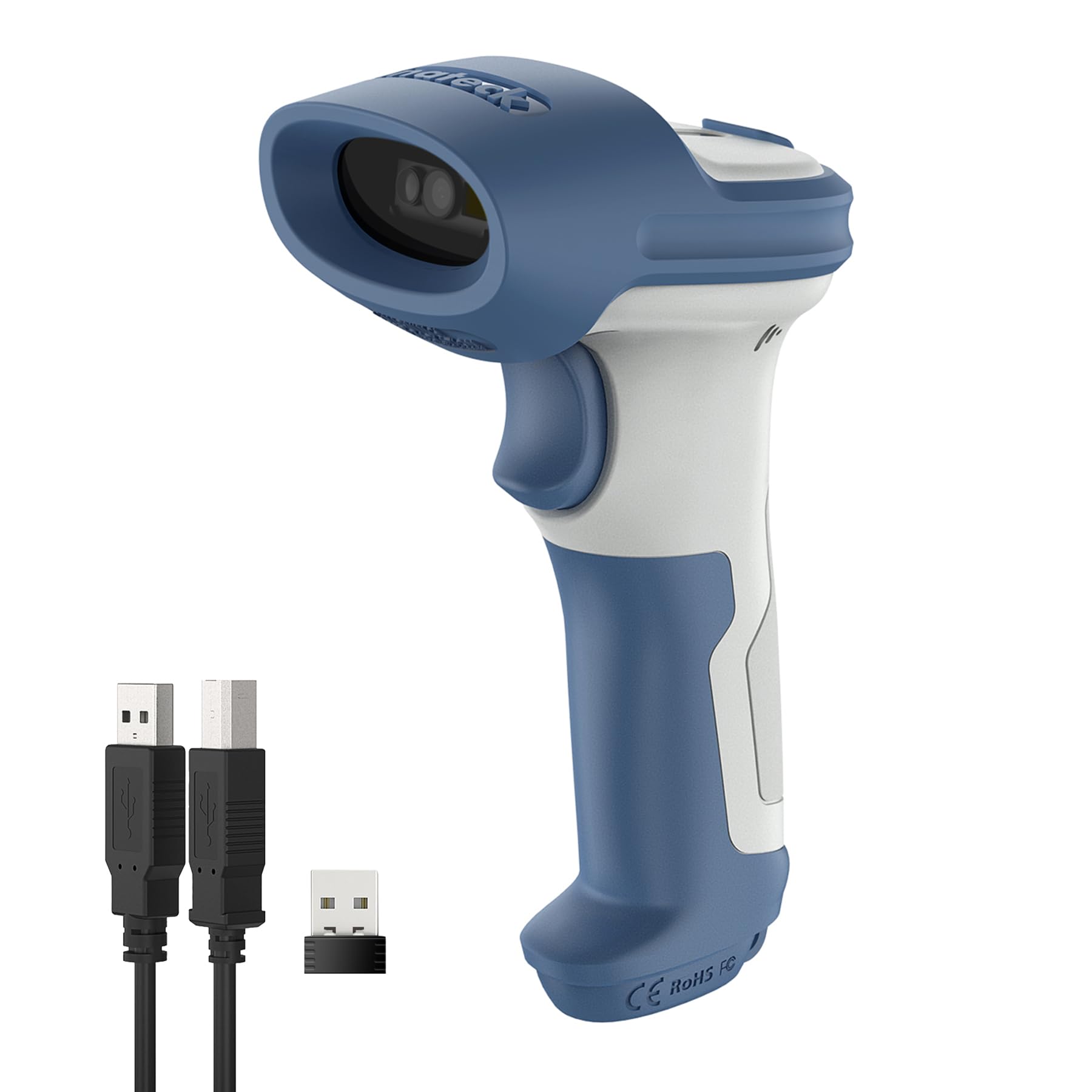 Inateck Wireless Barcode Scanner 2D Bluetooth 5.0 2.4Ghz BCST-73