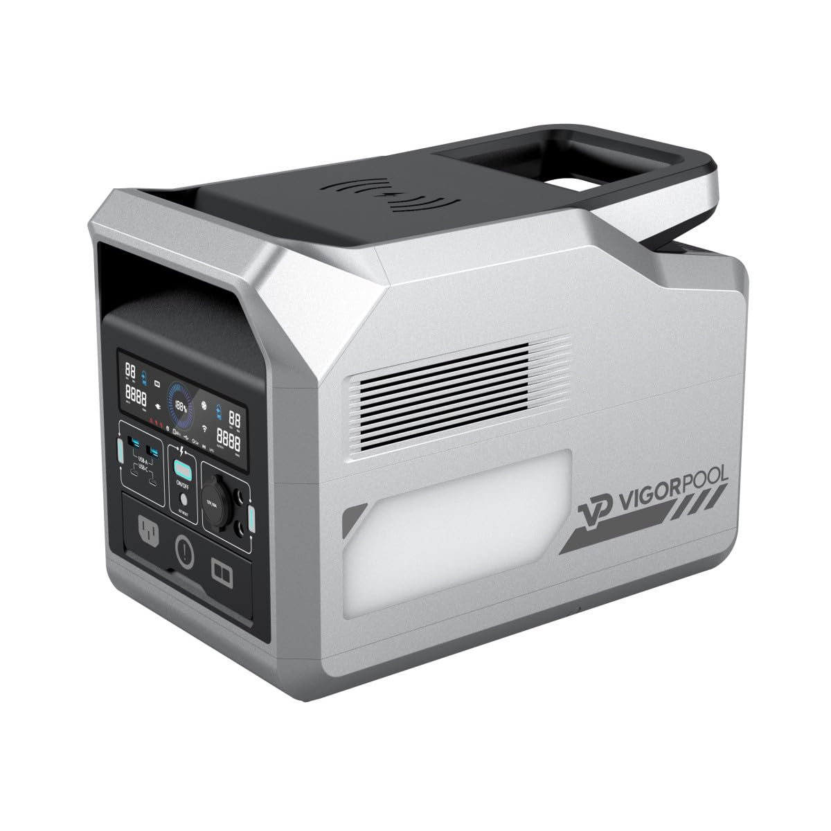 Baterías portátiles de litio (1200 W, alimentación de hasta 12 dispositivos simultáneamente