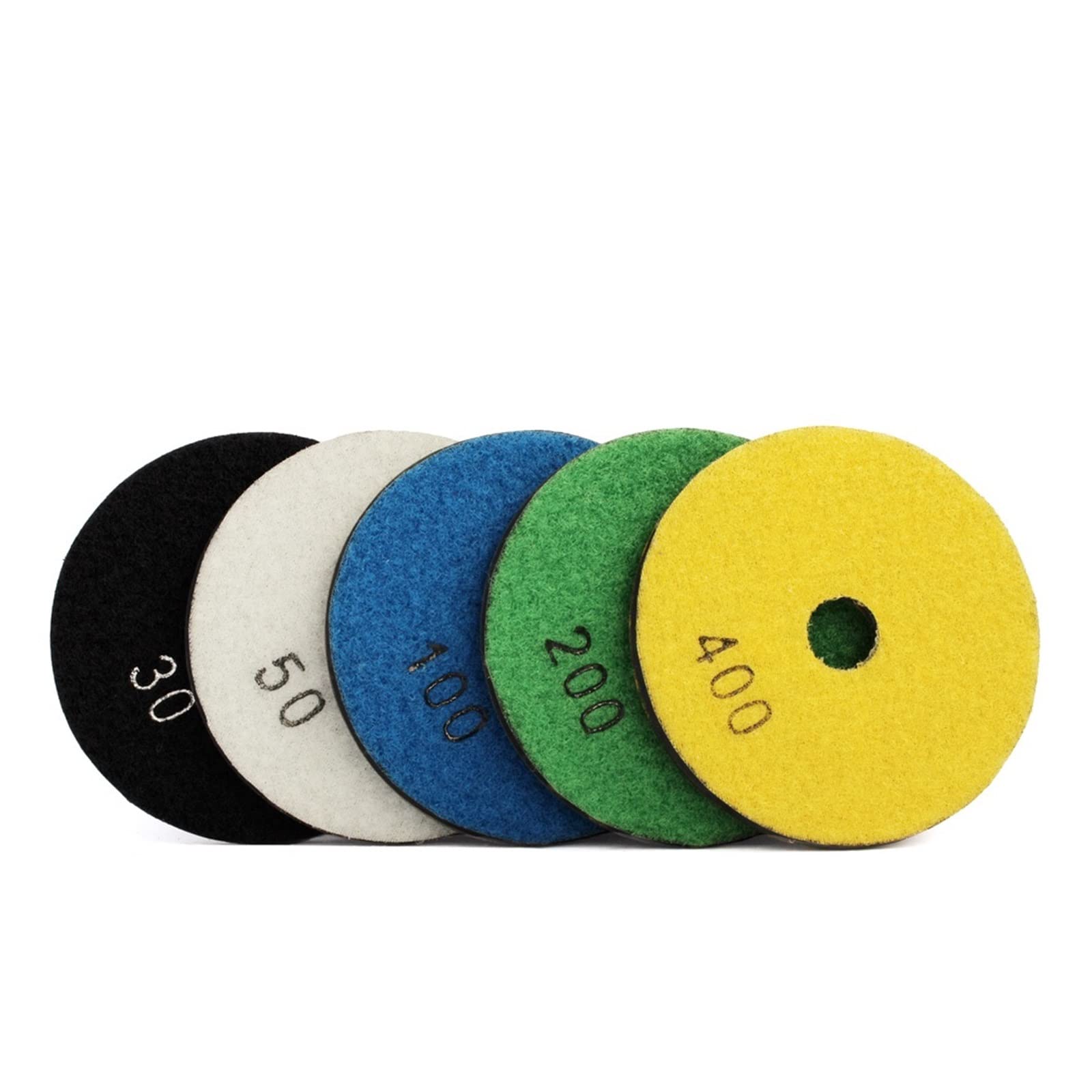 4quot;Disco abrasivo for suelo de hormigón Almohadilla de pulido de enlace de metal sinterizado 100 mm Pulido húmedo seco for abrasivo de hormigón fangzi (Size : 100)