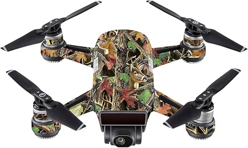 MightySkins Skin compatible con DJI Spark Mini - Buck Camo | Funda protectora de vinilo duradera y única | Fácil de aplicar, quitar y cambiar de