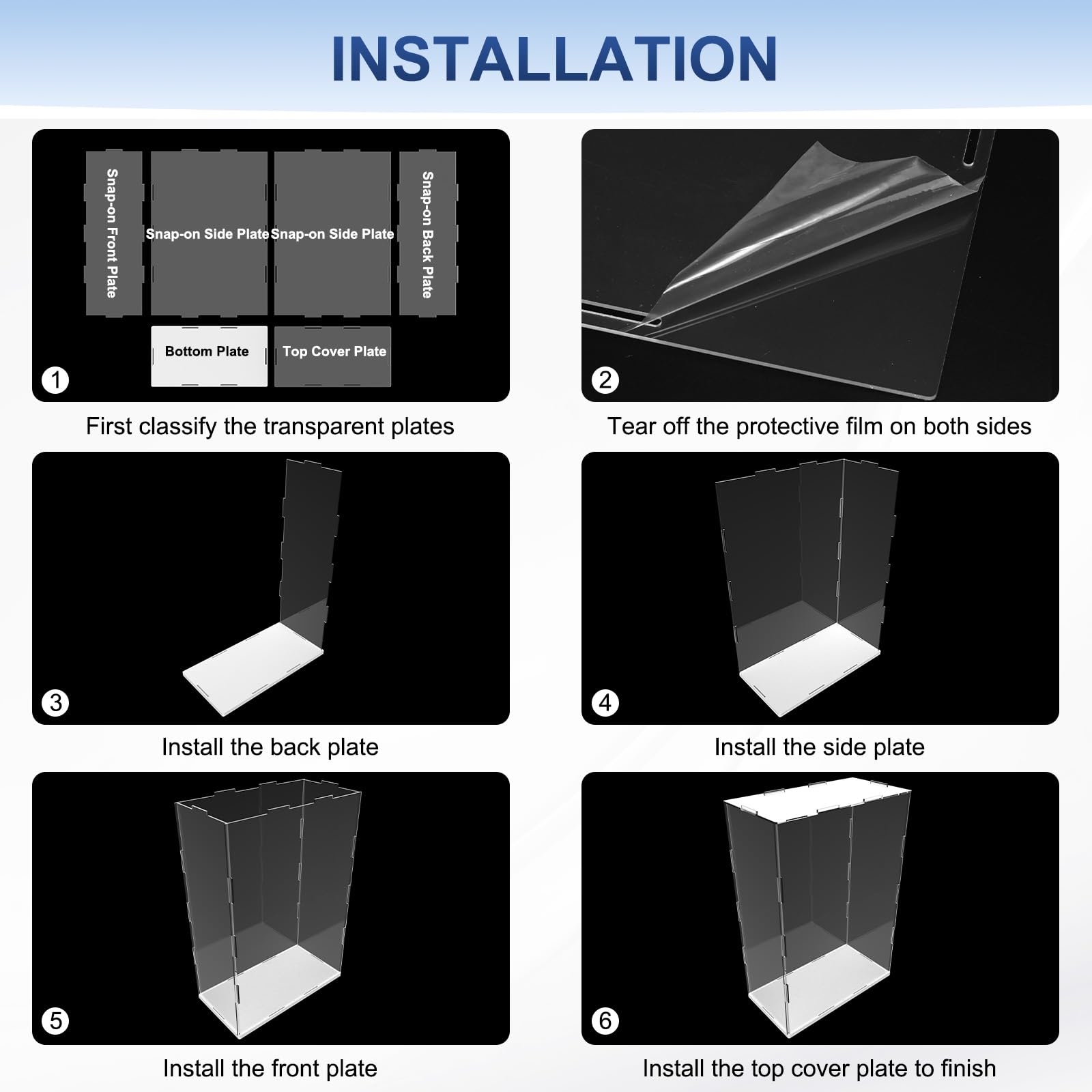 M METERXITY 1-Pack Acrylic Display Case - Image 4