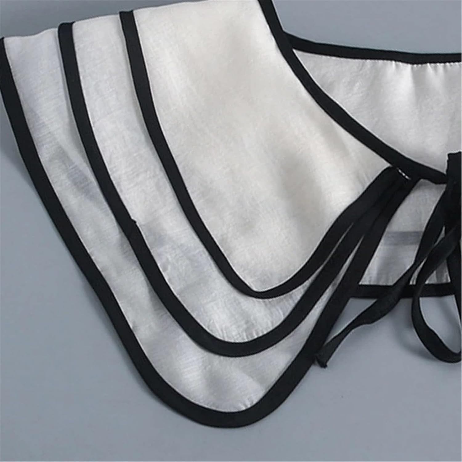 つけ襟 付け襟 レディース 付け襟 ショルダー ラップ カラー レースアップ ネックライン 衣類 アクセサリー ファッション小物 (