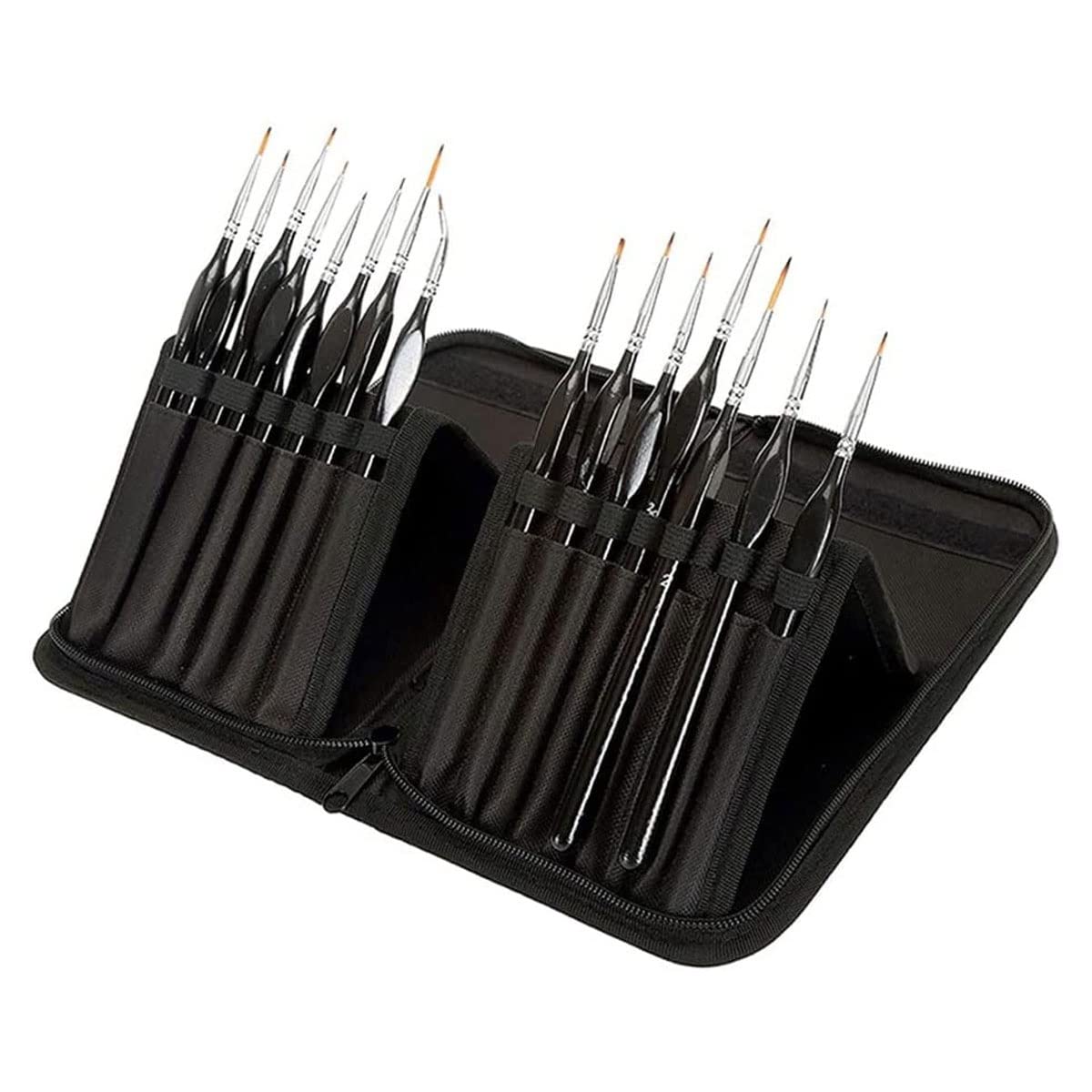 5 pennelli per dettagli professionali per artisti, pennelli sottili, pennelli in miniatura, pennelli sottili per dettagli fini e pittura artistica, pittura acrilica, pittura ad olio ad acquerello