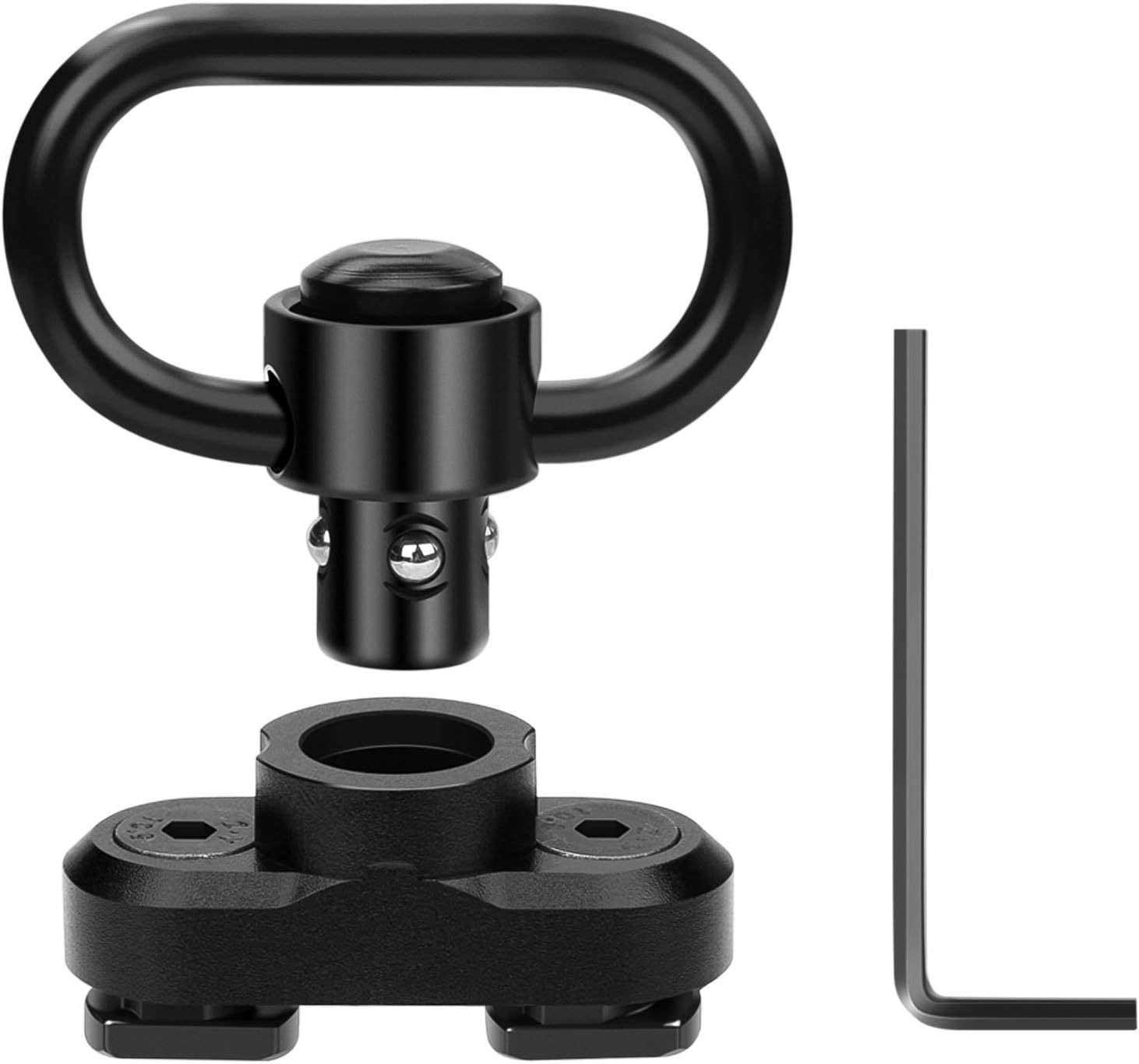Hunting 1.25'' QD Sling Swivel Sling Mount Push Button Sling Adapter