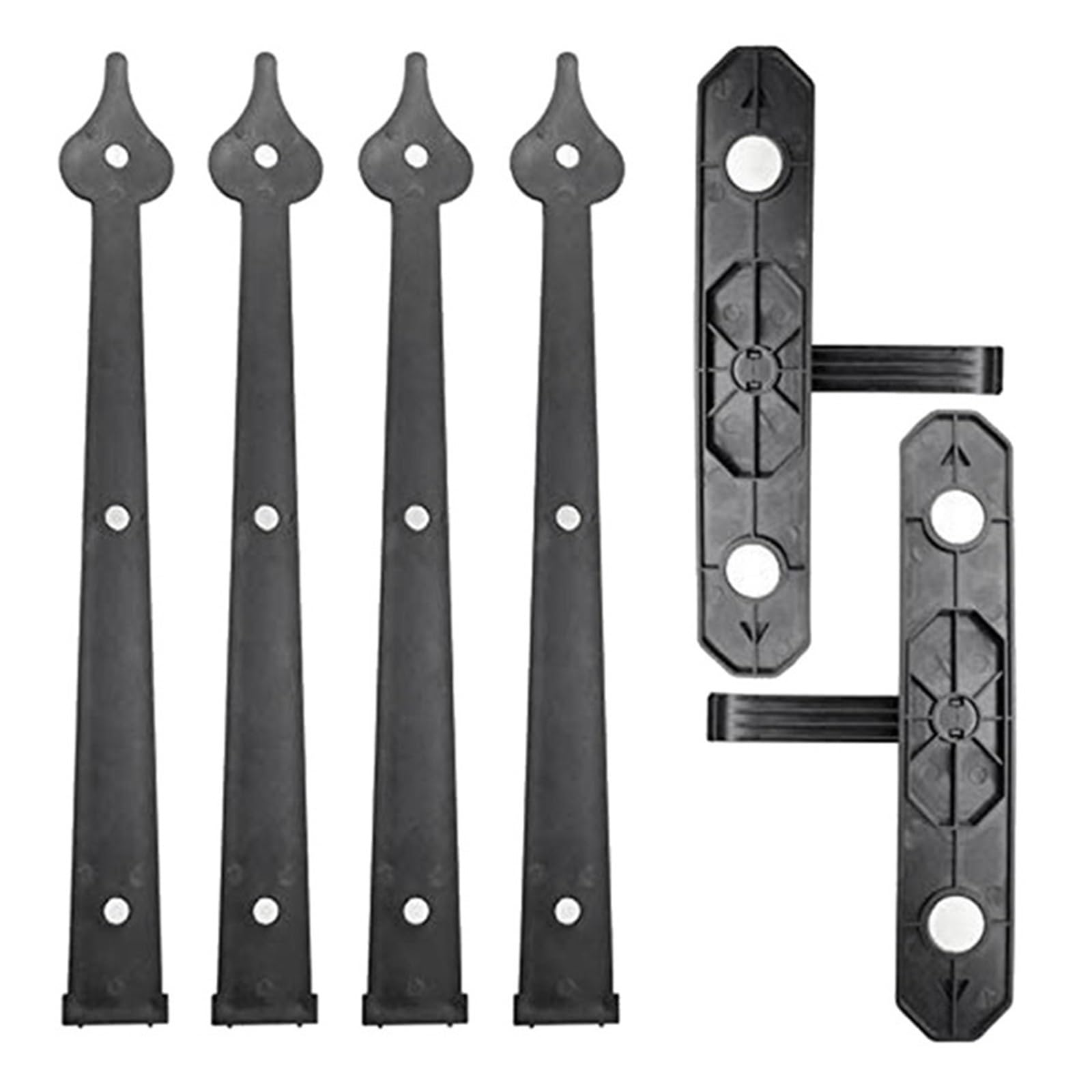 Shundeed Color Decorative Garage Door Hardware Kit, Garage Door Handle Hinges For Garage Doors, Barn Doors And More
