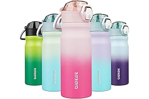 BJPKPK Insulated Bottles With Straw, 18 Oz Hydro Flask