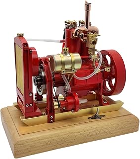 トラクターエンジン 動作 垂直同期ツインシリンダー オーバーヘッドエンジンモデル 大人用 クリエイティブサイエンス実験 おもちゃ ギフト (組み立て版)