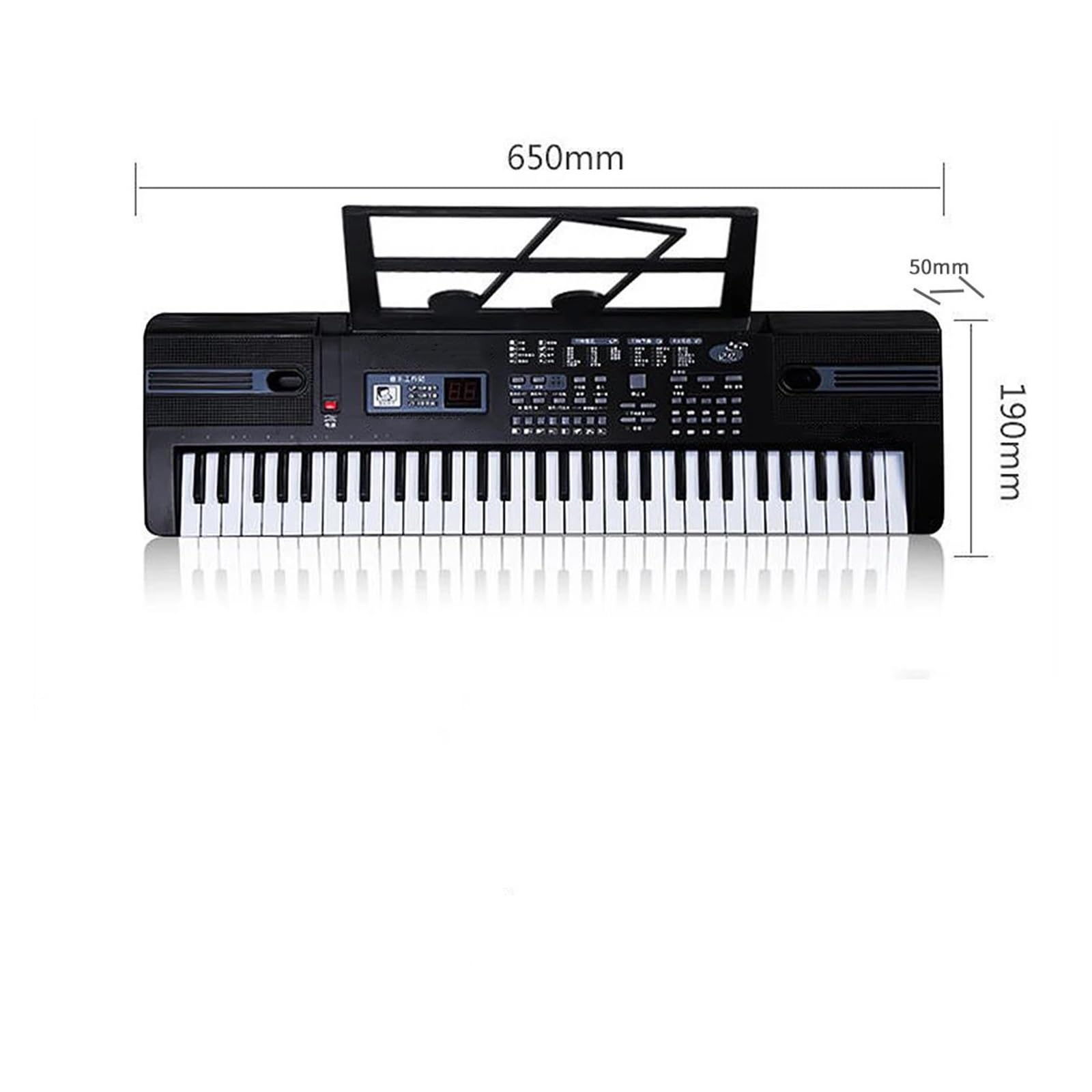 klawiatura elektroniczna 61 Klawiszy Fortepian Klawiatura Muzyczna Instrumenty Muzyczne Cyfrowy Syntezator Organów Elektronicznych