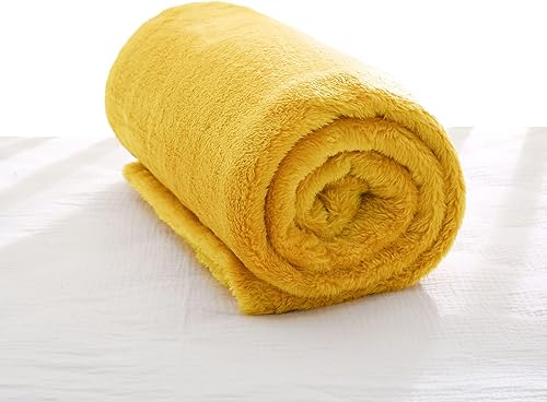 Exclusivo Mezcla - Manta de forro polar mullida, super suave, esponjosa y cálida para sofá, cama, uso para todas las estaciones (40x50 pulgadas,