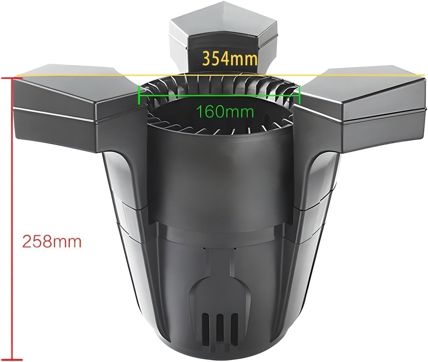 Skimmer galleggiante per laghetto con pompa, pulitore automatico per piscine e giochi d'acqua, include cavo di alimentazione da 10 m
