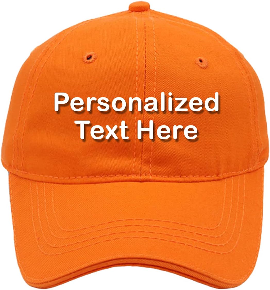 Customizable Any Text Any Logo Custom dad Vintage Custom Made fit Unisex Baseball Cap Any Color hat