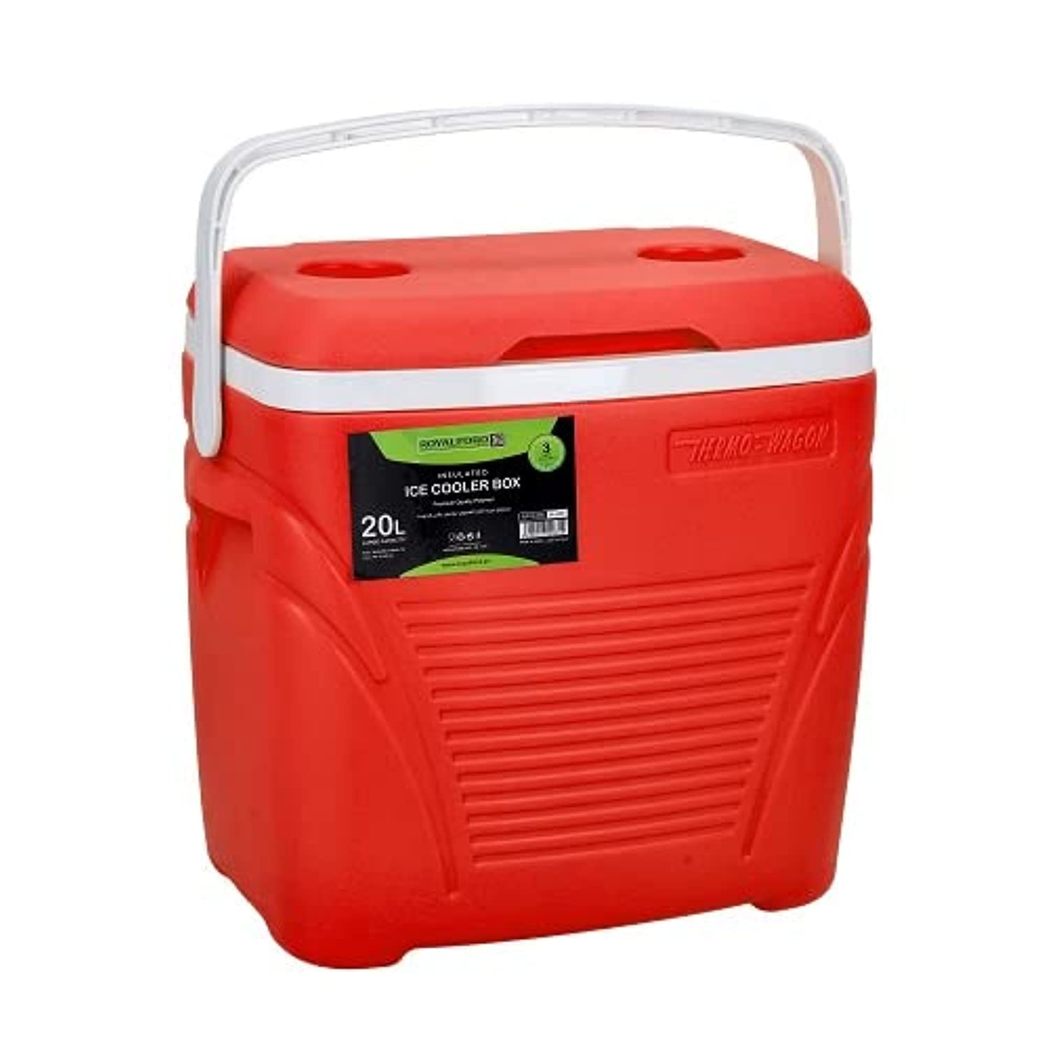 Royalford Insulated Ice Cooler Box, 20 L, Assorted