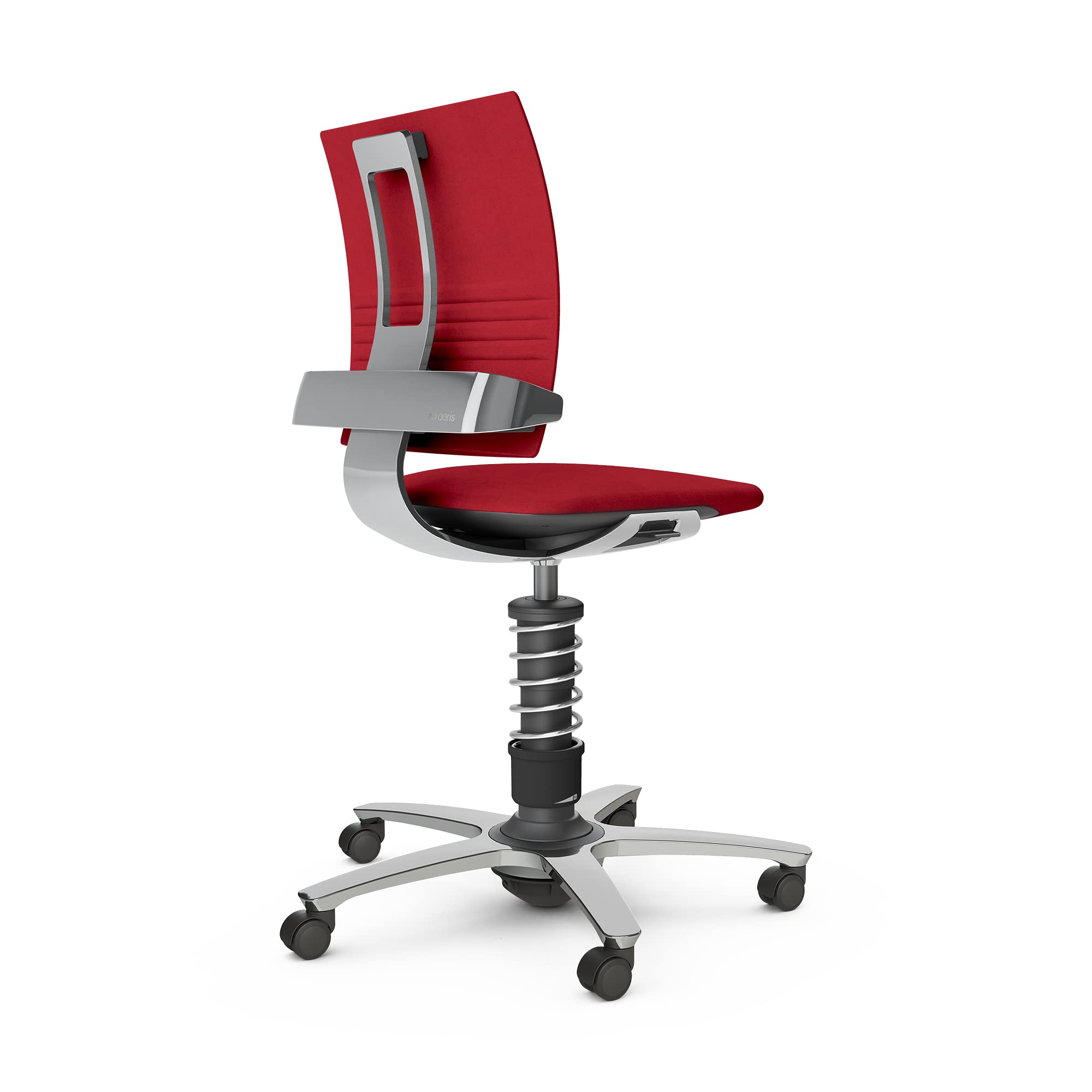 Aeris 3DEE Ergonomic Office Chair for Backache Prevention - Red Fabric