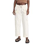 Free People Womens Tahiti Cargo Pants Tofu Small