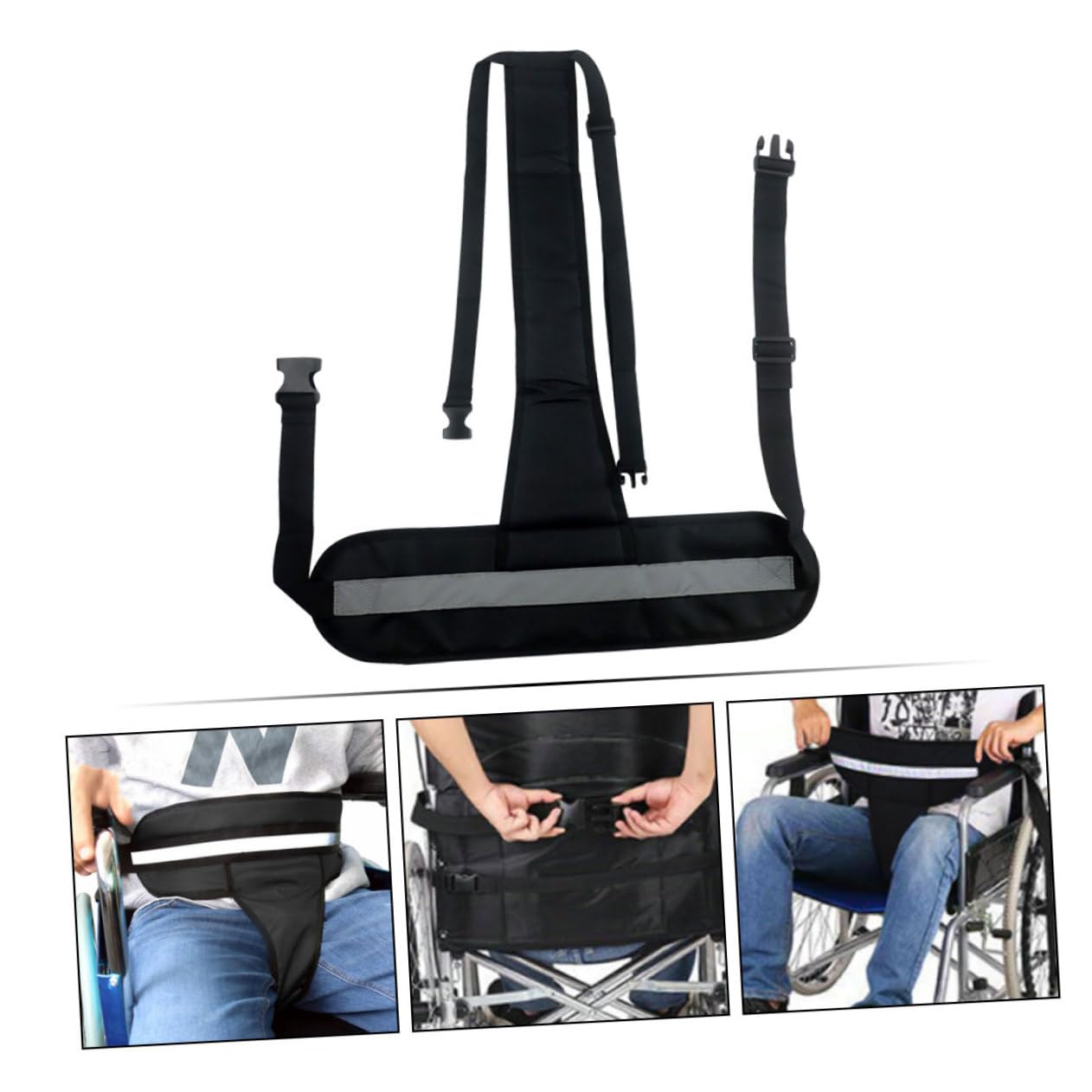 TOVINANNA Nylon Elastic Comfortable Breathable Fixing Accessory Replaceable for Adults Wheelchairs Safety Harness