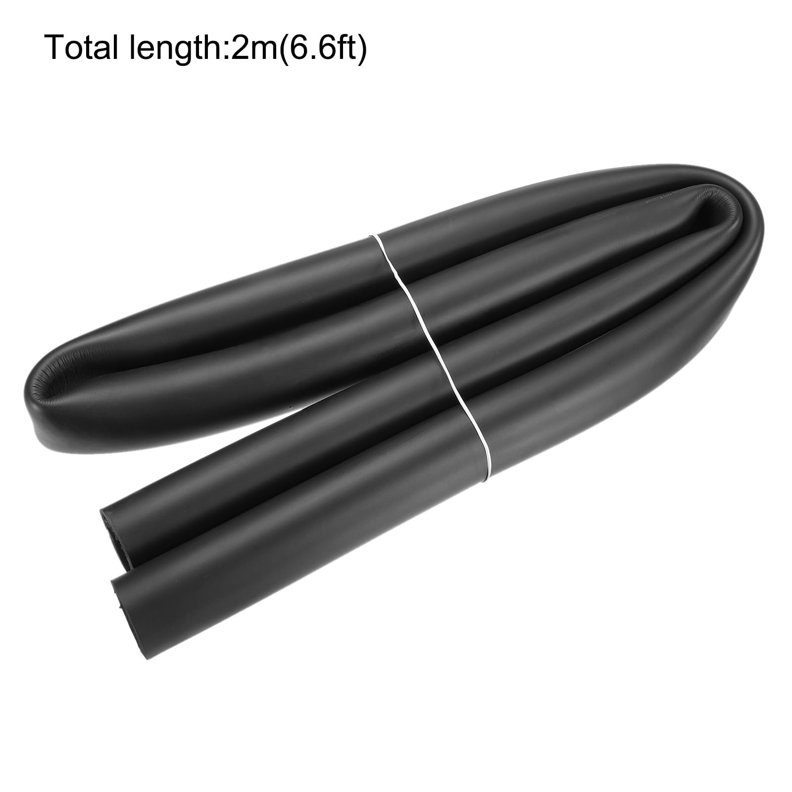QUARKZMAN 1 x 2m Rohrisolierung Schaumstoff, Durchmesser 40mm Isolierstärke 7.5mm Heizungsrohr Verkleidung für Fitnessgeräte, Rohre, Handhaben (Schwarz)