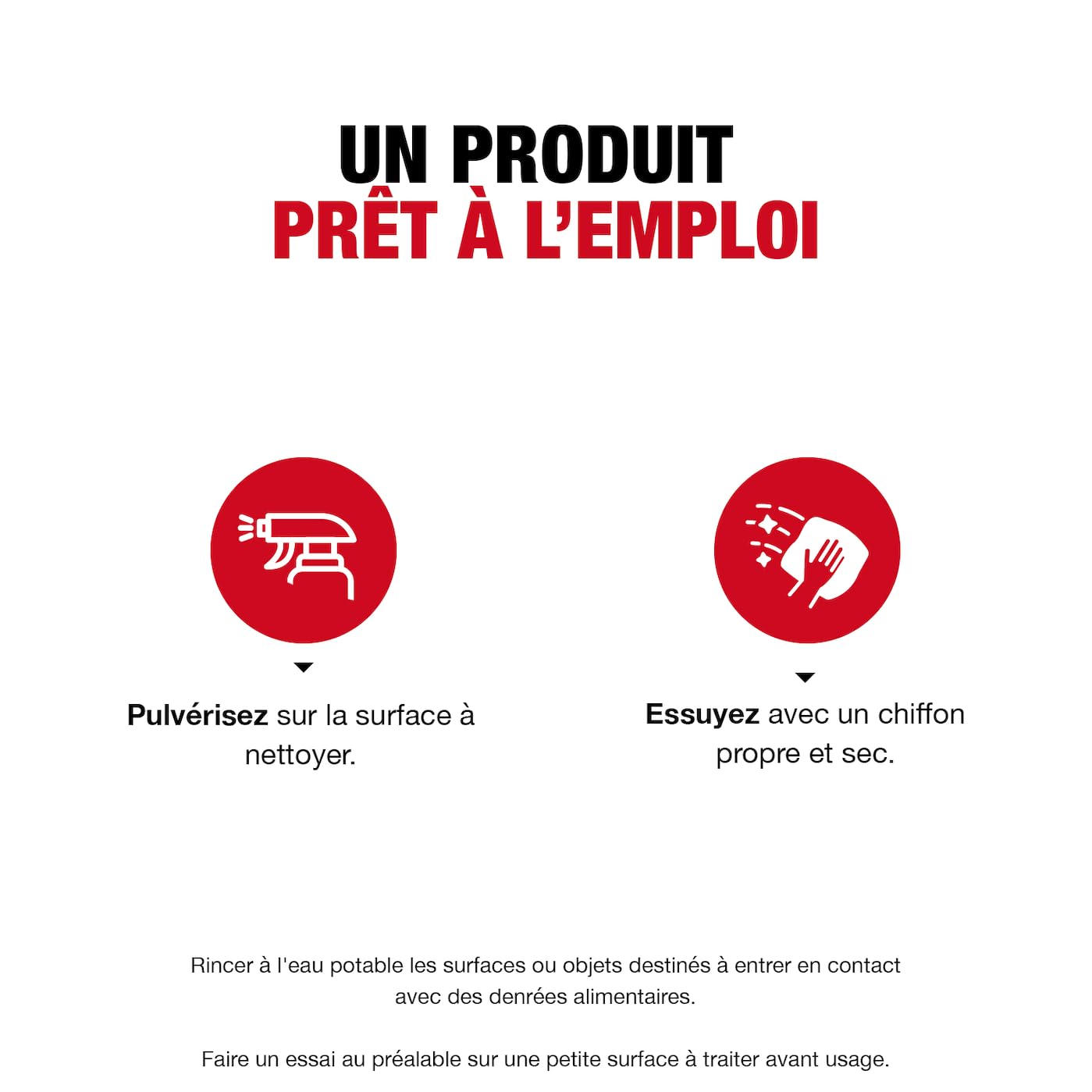 SPADO - Nettoyant vitre - Multi surfaces - Sans traces - Fait briller - Séchage rapide - Contact surfaces alimentaire - flacon 100% recyclé - 750 ML - Fabrication française