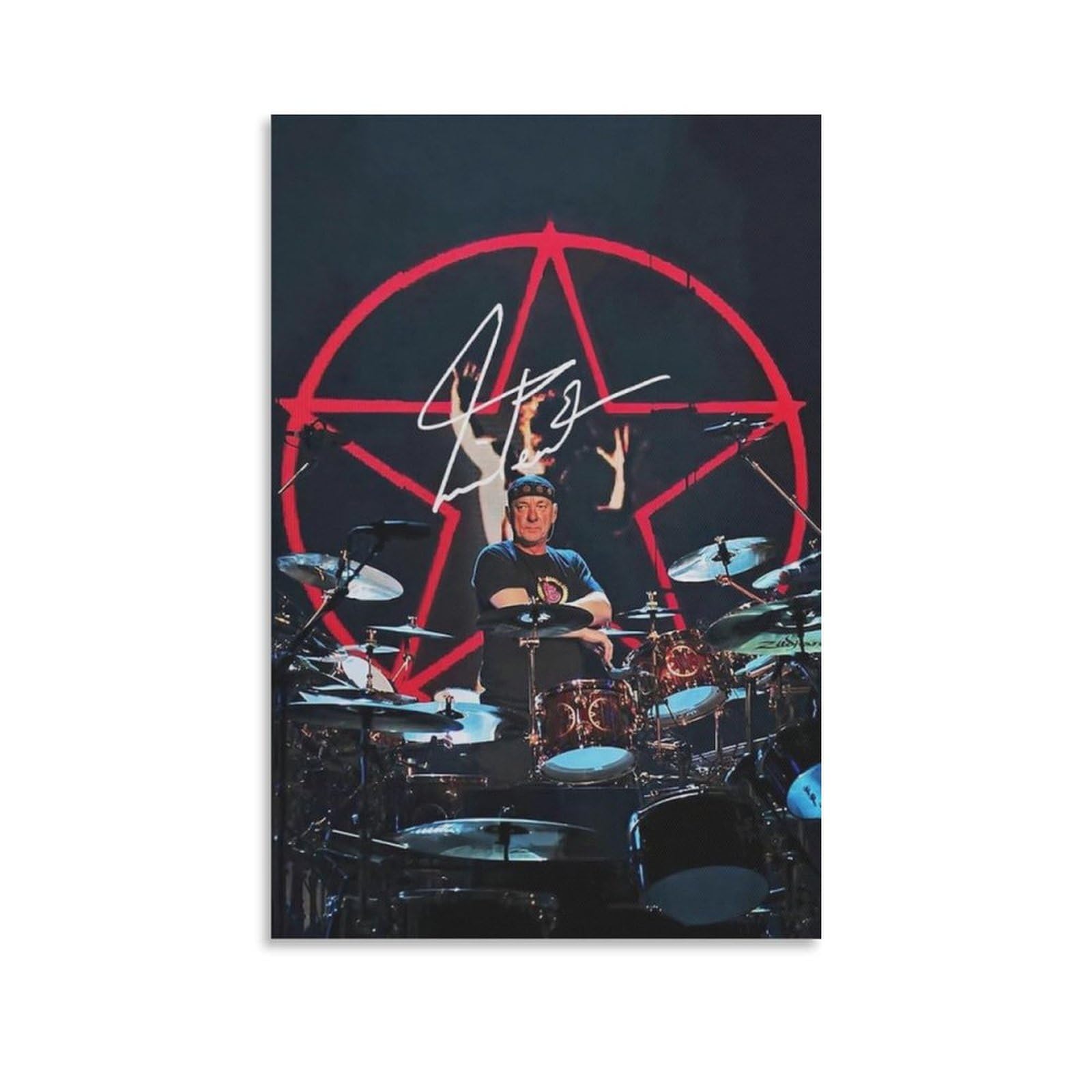 FCOIN Neil Peart Canvas Poster Poster Painting Canvas Wall Art Living Room Posters Painting 16x24inch(40x60cm)