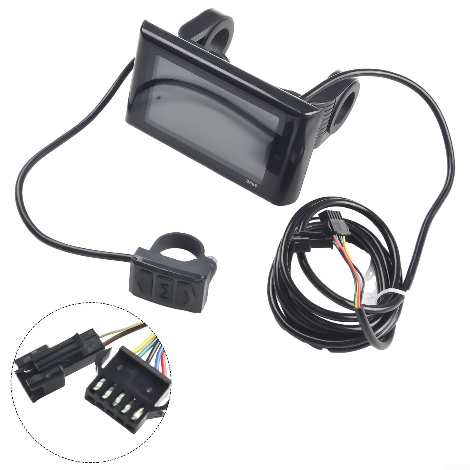 Pantalla LCD Color S966 para E-Bike 24-72V ABS