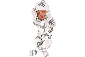 Cactus Baby Boy Clothes: Adorable Romper and Hat Set
