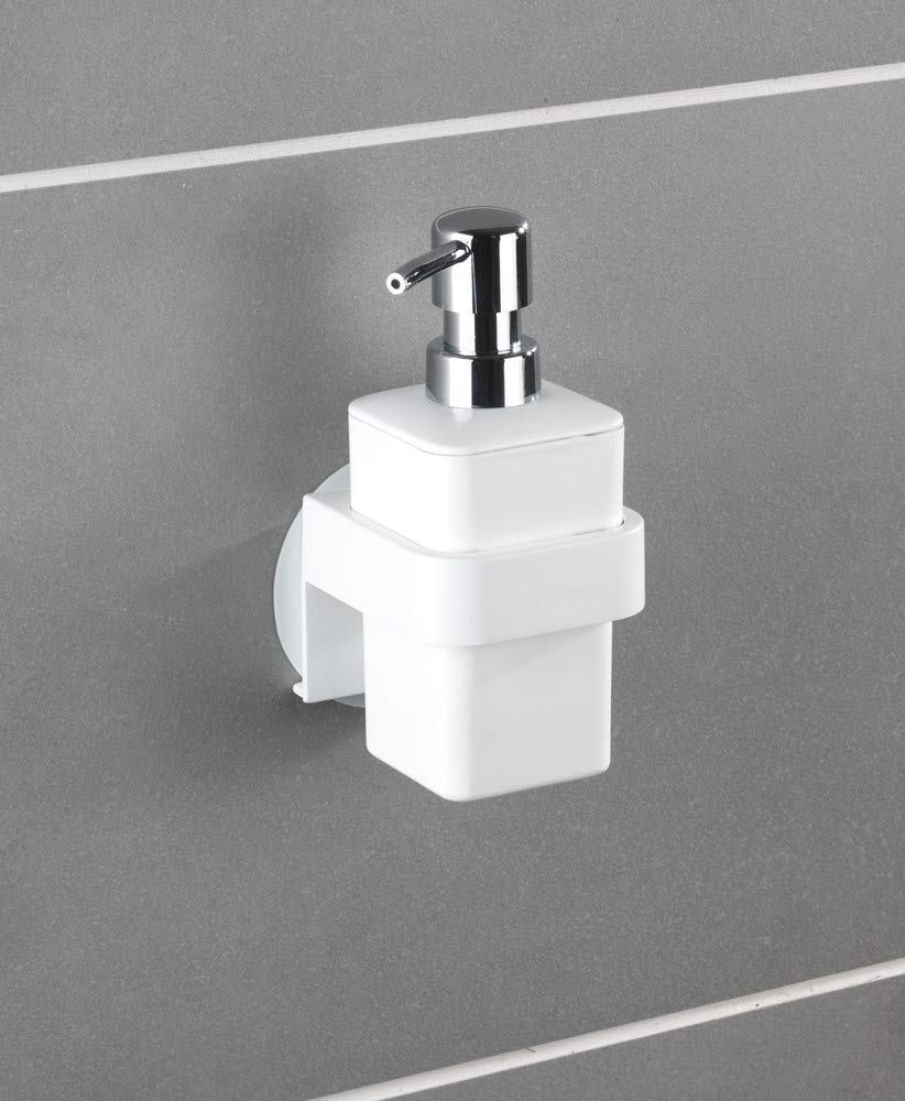 WENKO 21927100 Porte-Savon Céramique Blanc 12,12 X 12