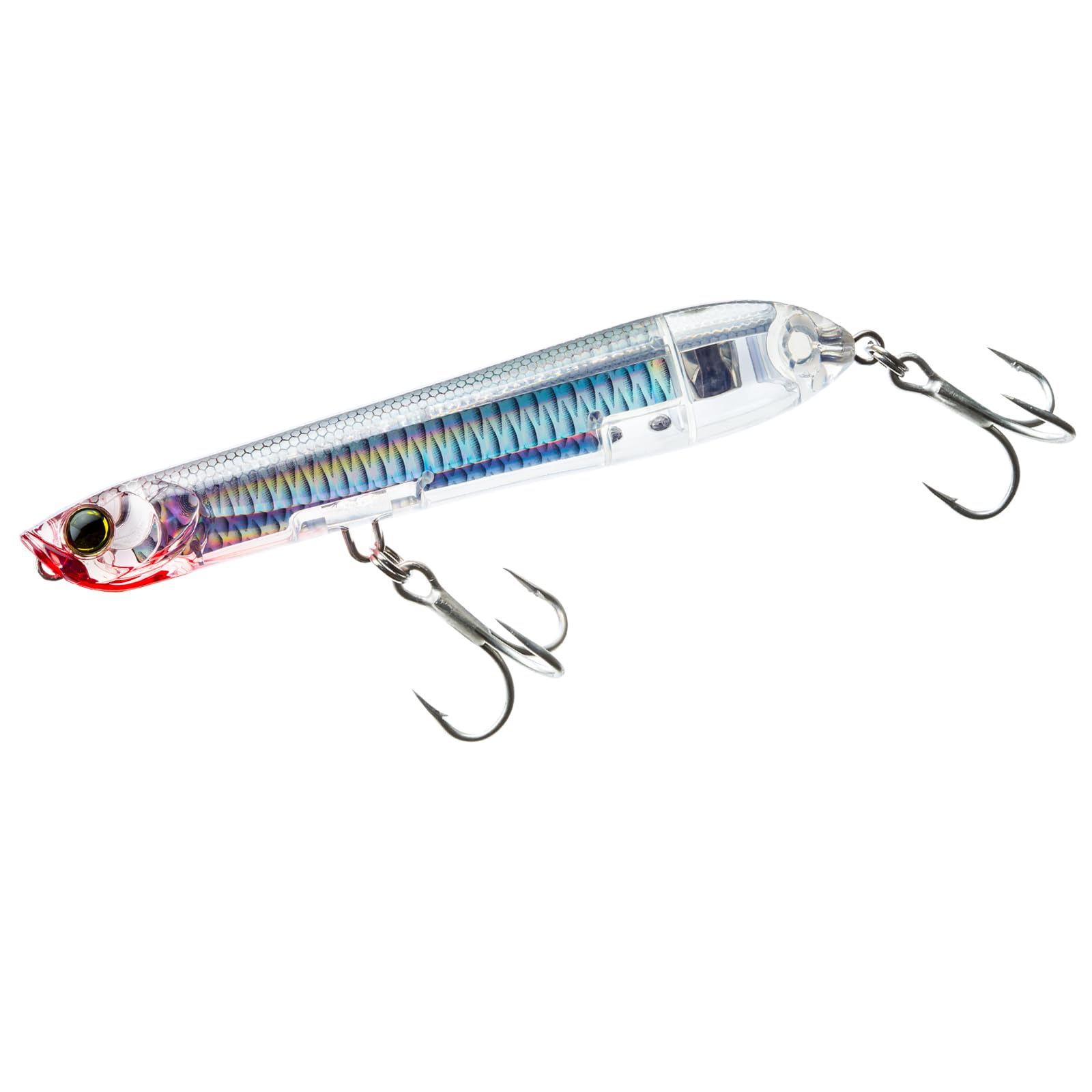 Yo-Zuri R1433-HGSH: 3D Inshore Pencil Popper (F) 135Mm, Ghost Shad
