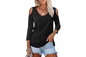 Women's Long Sleeve Cold Shoulder Tee