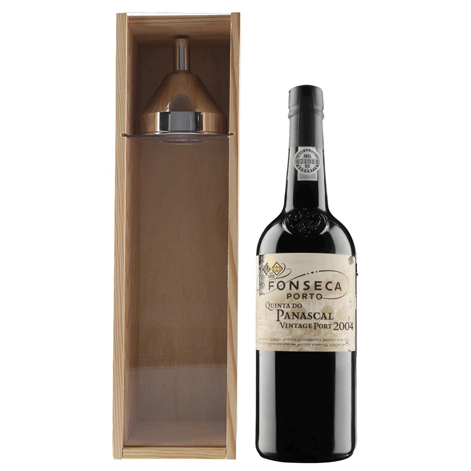 Fonseca Quinta Do Panascal 2004 Vintage Port With Funnel 75cl
