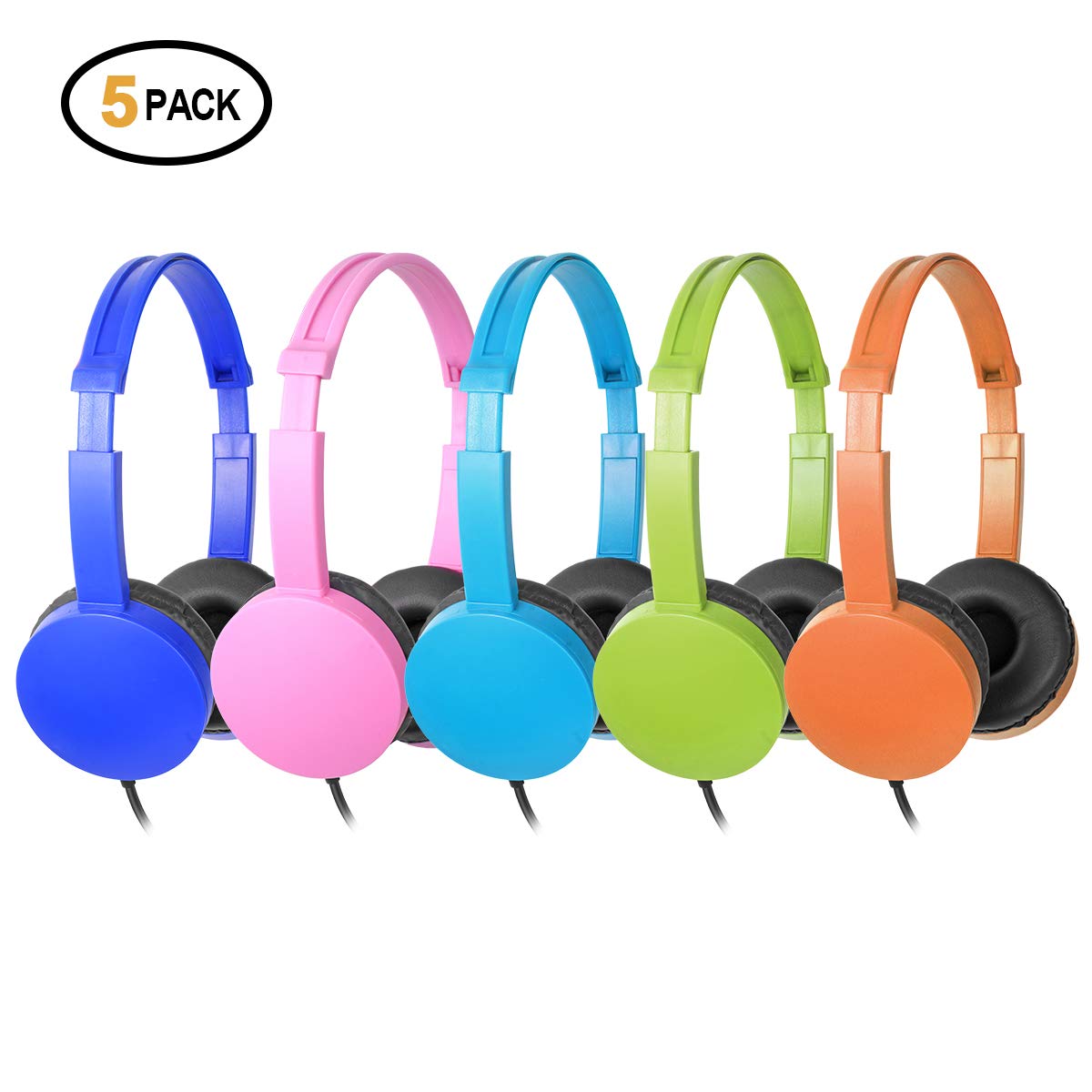 Kaysent School Headphones for Classroom Students (KHPC5Mixed) 5