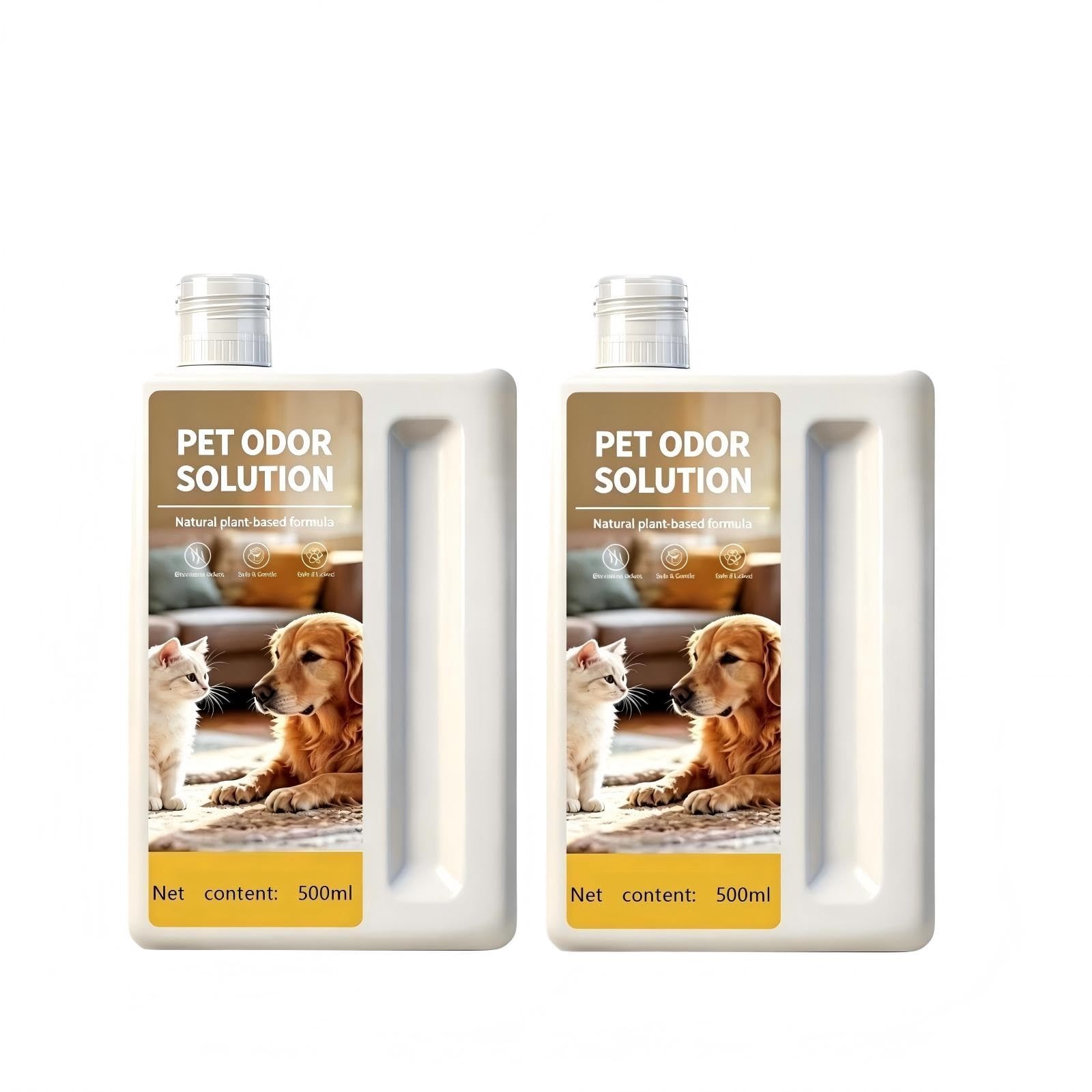 2 Botellas De 500 Ml De Solución De Limpieza Especial For Eliminar Los Olores En Las Mascotas, Compatible Con Dreame, Solución De Trapeador For Aspiradora De Doble Uso En Seco Y Húmedo