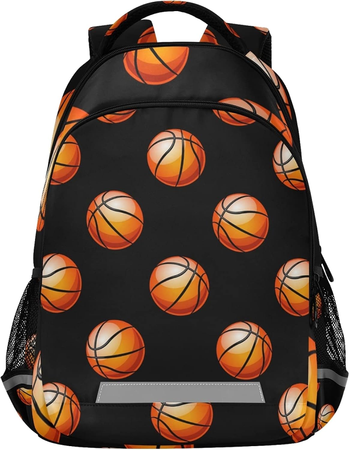 Basketball Kids Backpack for Boys & Girls 16.7 Inch All Over Printed