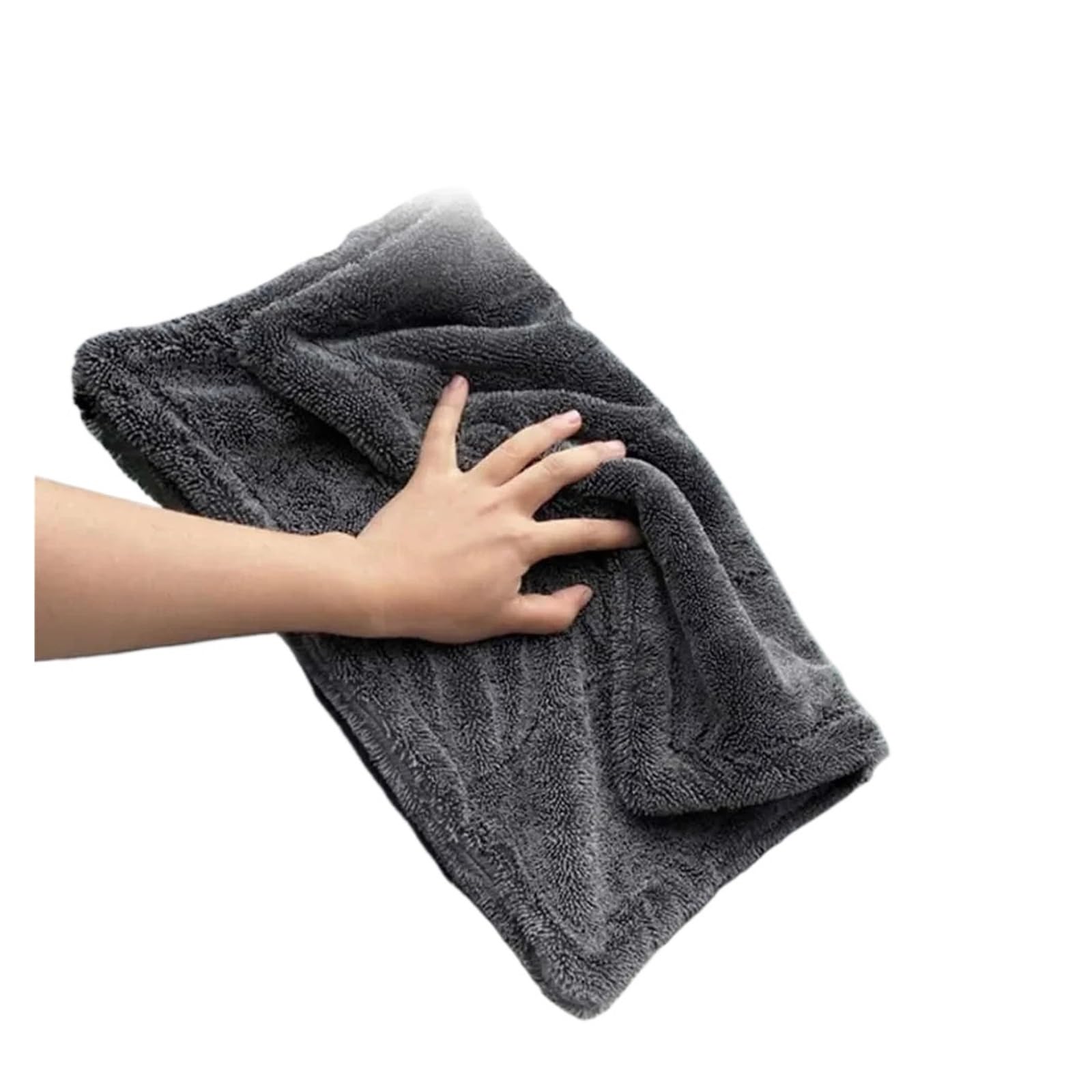 Absorbent Microfiber Towel - Double Sided Twisted Car Home Cleaning Cloth 60X90cm — view 2