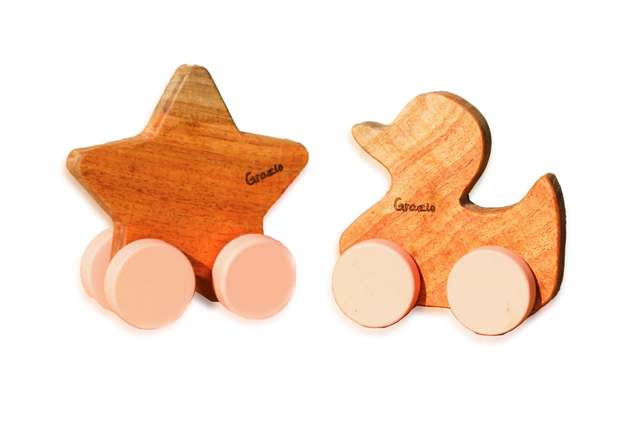 Eco- Friendly Wooden Push Toy Kids | Combo (GW-TOY-CO-04)