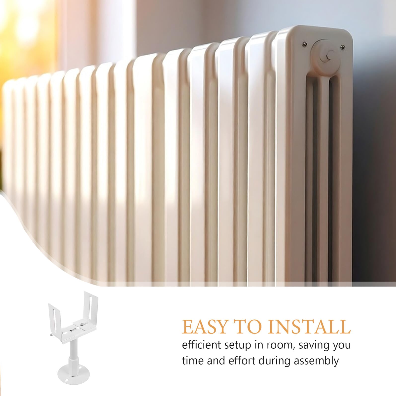 Soporte de Suelo 13-18 Cm para Altura Regulable Radiador
