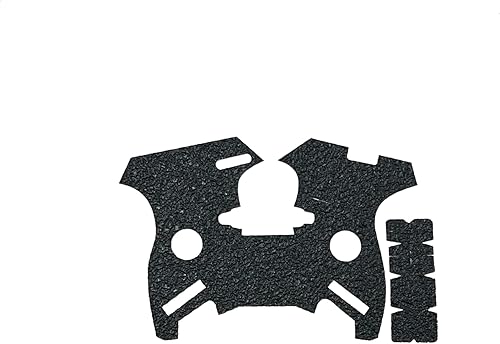 Miniatura 2 de Handleitgrips Cinta de agarre para pistola compatible con Ruger LCP Max - Cinta de agarre de pistola de goma texturizada negra con inserto rojo,