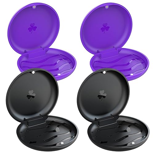 ARGOMAX Estuche Alineador, Estuche Retenedor, Caja de Llaves, Caja de Ortodoncia de 4 Piezas.